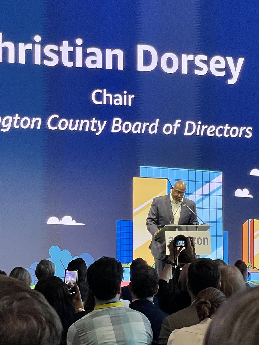 LocalFocusLLC's tweet photo. Honored to attend the Amazon HQ2 ribbon cutting ceremony. @CD4arlington gave a great speech, and the building looks amazing! Welcome to Arlington, @amazon . Thank you for all the work, time and money you’ve invested in our community. #arlington #hq2 #localfocus https://t.co/RRSoTY1zkH
