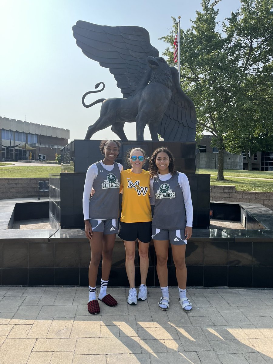 Had a great time @GriffonWBB team camp. Thanks @candiwhitaker5 and @emilywacker12 for showing me around campus. I am proud to announce I have received an offer from @GriffonWBB. Can't wait to learn more about the program. #Griffup