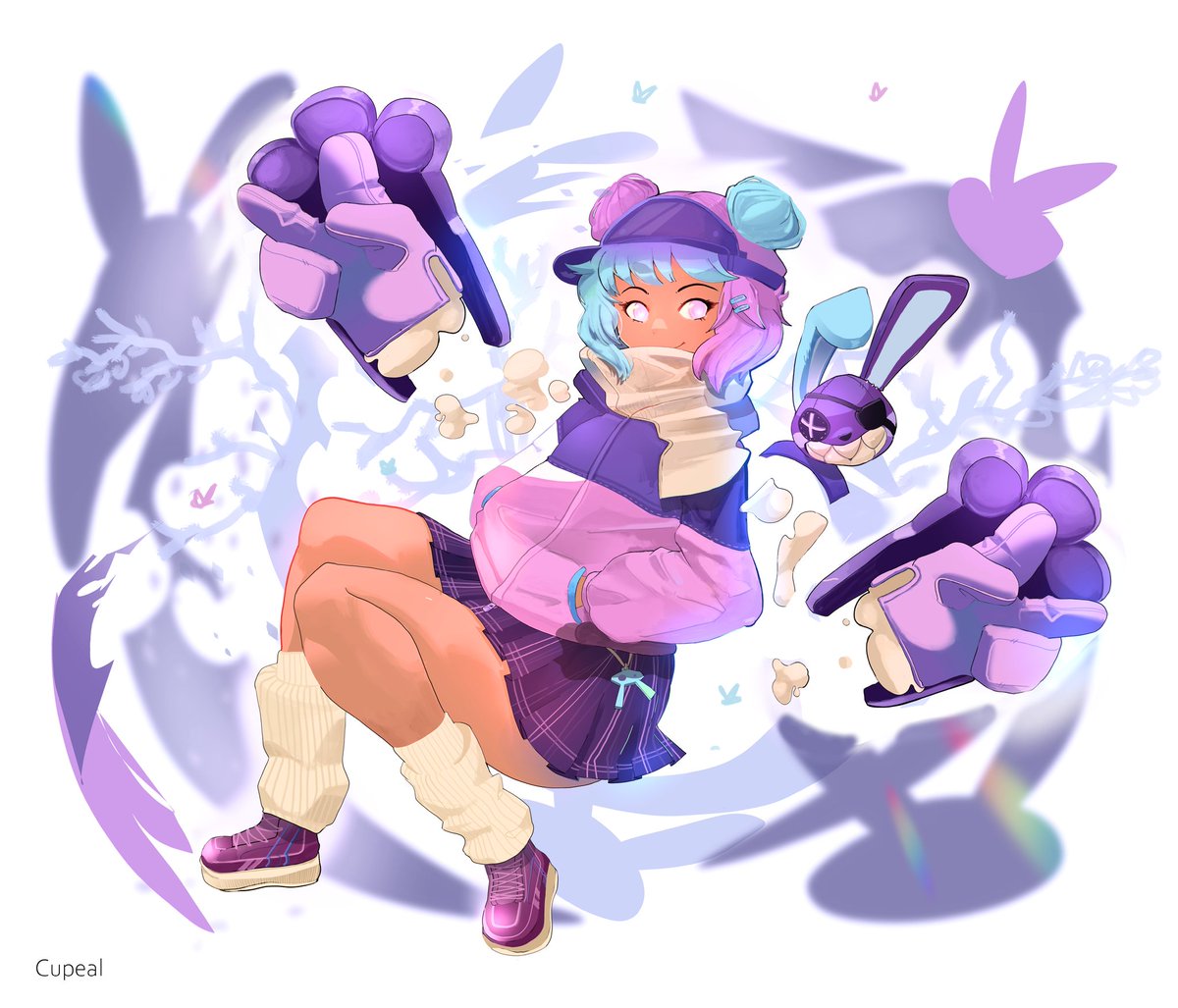 Cupeal's tweet photo. I finish the drawing of Leelah 💜✨(⁠´⁠∩⁠｡⁠•⁠ ⁠ᵕ⁠ ⁠•⁠｡⁠∩⁠`⁠)

#Fortnite #FortniteWILDS #FortniteFanArt https://t.co/AdgicZmaCS