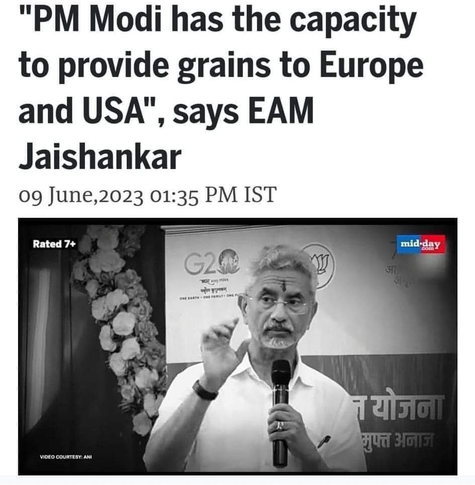 But he doesn't have the capacity to provide grains to Karnataka?