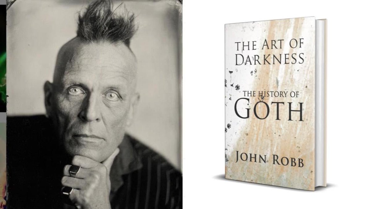 John Robb – The Art of Darkness: The History of Goth - talk & Book Signing @WBartscentre Thursday June 29th @johnrobb77 wreckingballstore.co.uk/event/john-rob…