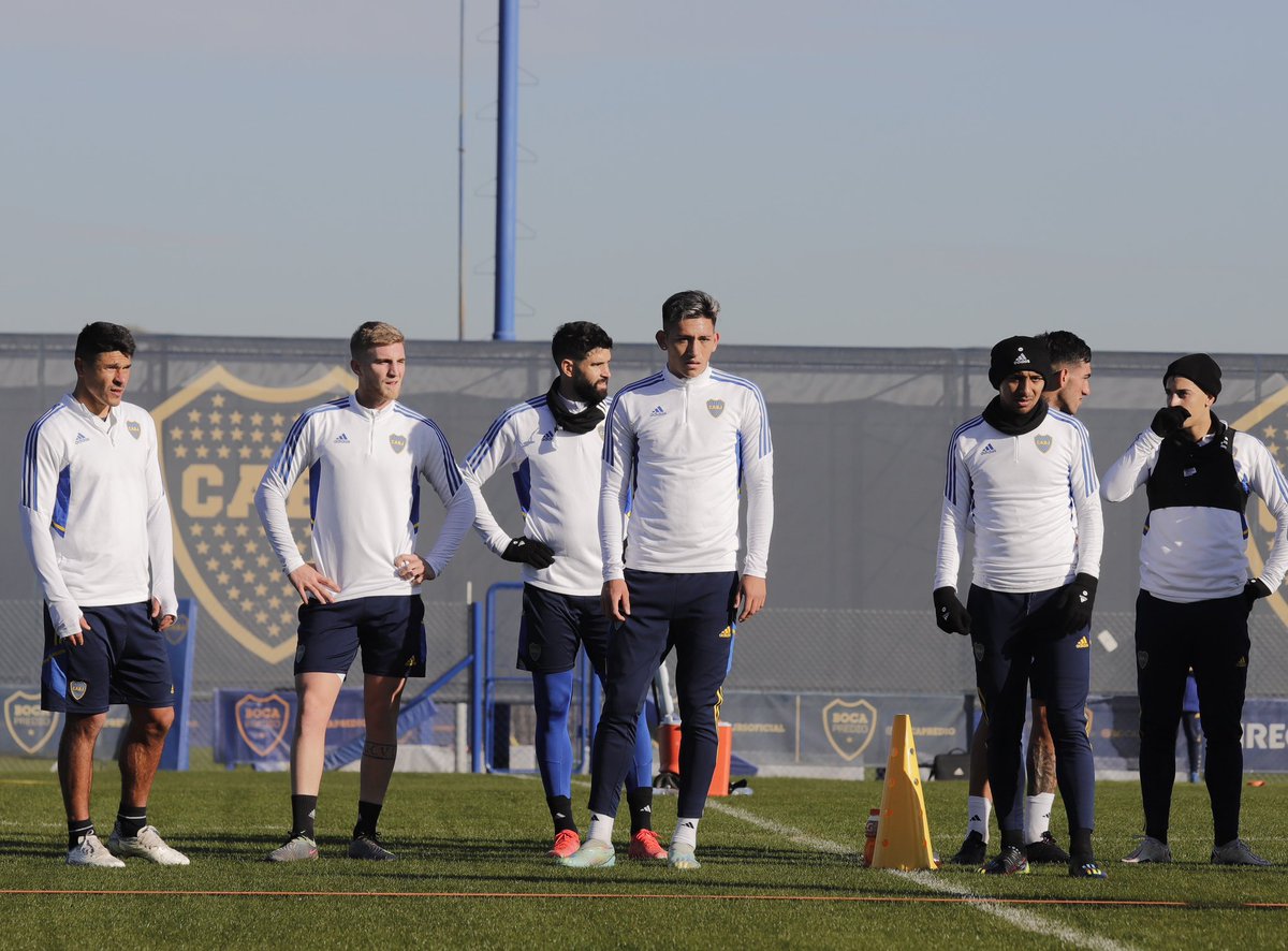 Boca sigue trabajando durante el parate por la fecha FIFA.