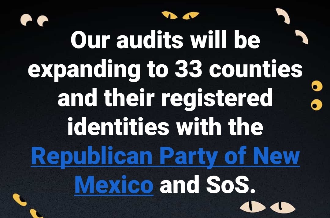 .@PEARCE4NM @NewMexicoGOP @GOP #NM #nmpol #nmleg @NMHouseGOP @NMSenateGOP
@rep54townsend 

We will encourage counties to come into voluntary compliance and address any lacks with training, or enforcement with the state. 

 Steve Pearce, and the Republican Party of New Mexico are…