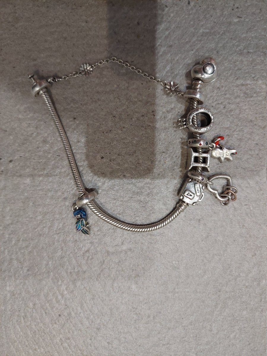 Dropped this #Pandora charm bracelet to @HeddluGogCymru @NWPolice #ColwynBay #BaeColwyn this evening. Found Friday 9th June on pavement near @jdwtweetsuk #PictureHouse #lostandfound #lostproperty #found #lost #charmbracelet RT to find its owner!
