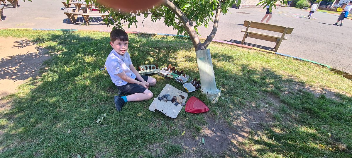 Another great session exploring the outdoor play resources, this time with our friends in P5 <a href="/BantMrsJBrown/">Miss J Brown</a> &amp; P3 <a href="/BantMissHNicol/">BantaskinMissNicol</a> We had various camps with campfires, habitats for different creatures and even a hotdog stall with its own currency! #bantplay