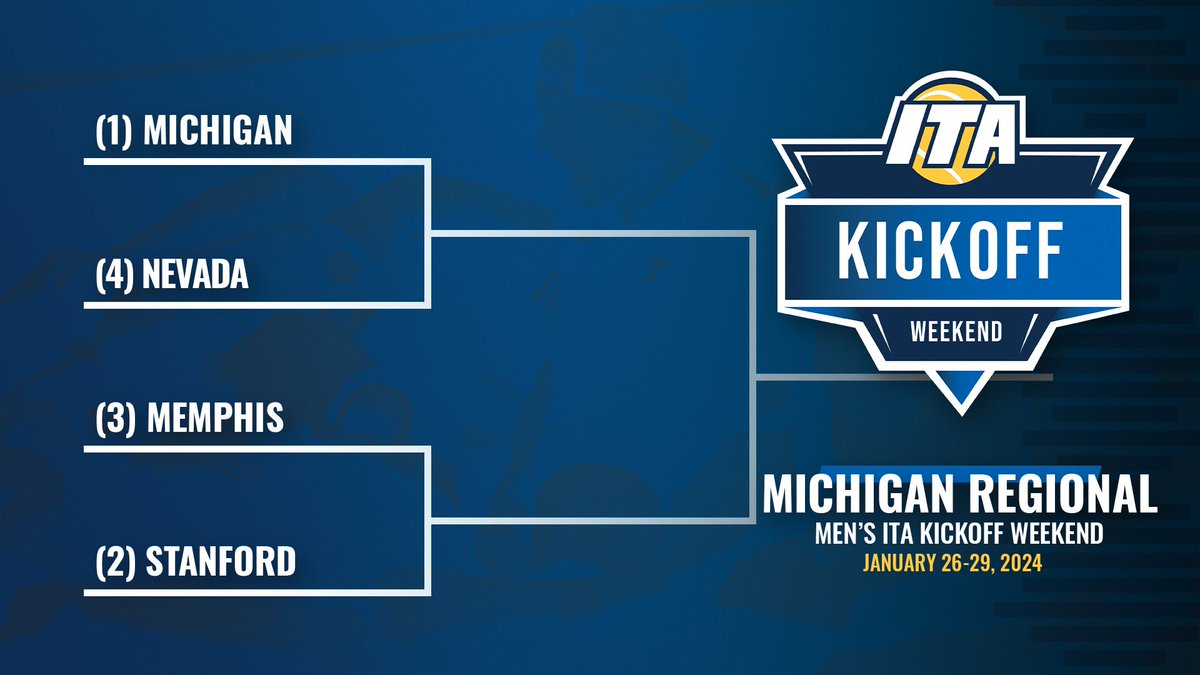 The Teams Meeting In Michigan Come 2024 📅

#WeAreCollegeTennis | #ITAKickoff