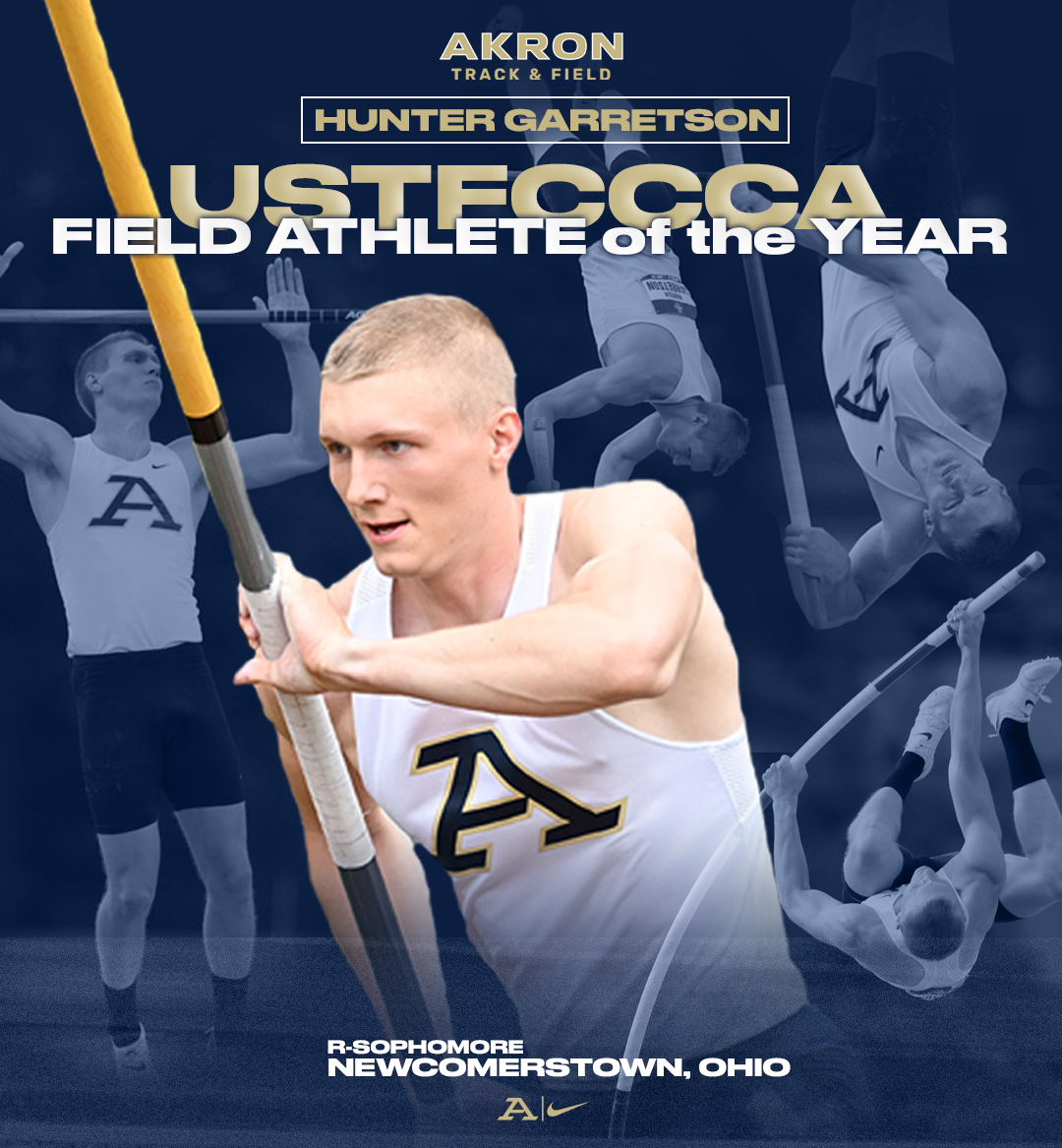.<a href="/ZipsTFCC/">Akron Zips Track/CC</a> Hunter Garretson Earns <a href="/USTFCCCA/">USTFCCCA</a> Great Lakes Region Field Athlete of the Year Accolades

#GoZips | <a href="/ZipsTFCC/">Akron Zips Track/CC</a> 🦘

Release 👉 bit.ly/3PbXIhB