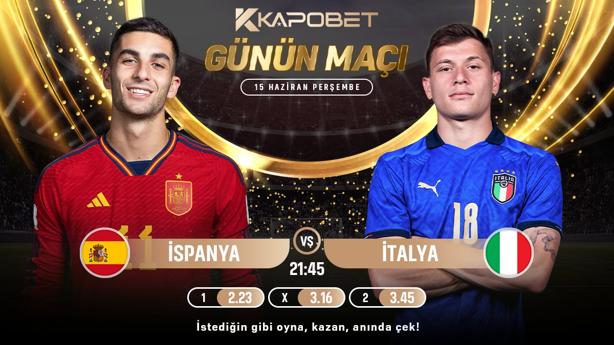 kapobet's tweet photo. 🤩 Uluslar Ligi'nde kritik maç! En yüksek oranlarla bahis yap!

🏆 Uluslar Ligi
⏳ 21.45
🏟 De Grolsch Veste

🎁 %150 Spor Hoş Geldin Bonusu
⚽️ %50 Günlük Freebet
💝 %30 Spor Kayıp Bonusu

🔗 Kapobet Giriş - https://t.co/EG0OCDIzBY https://t.co/XreGInP50H