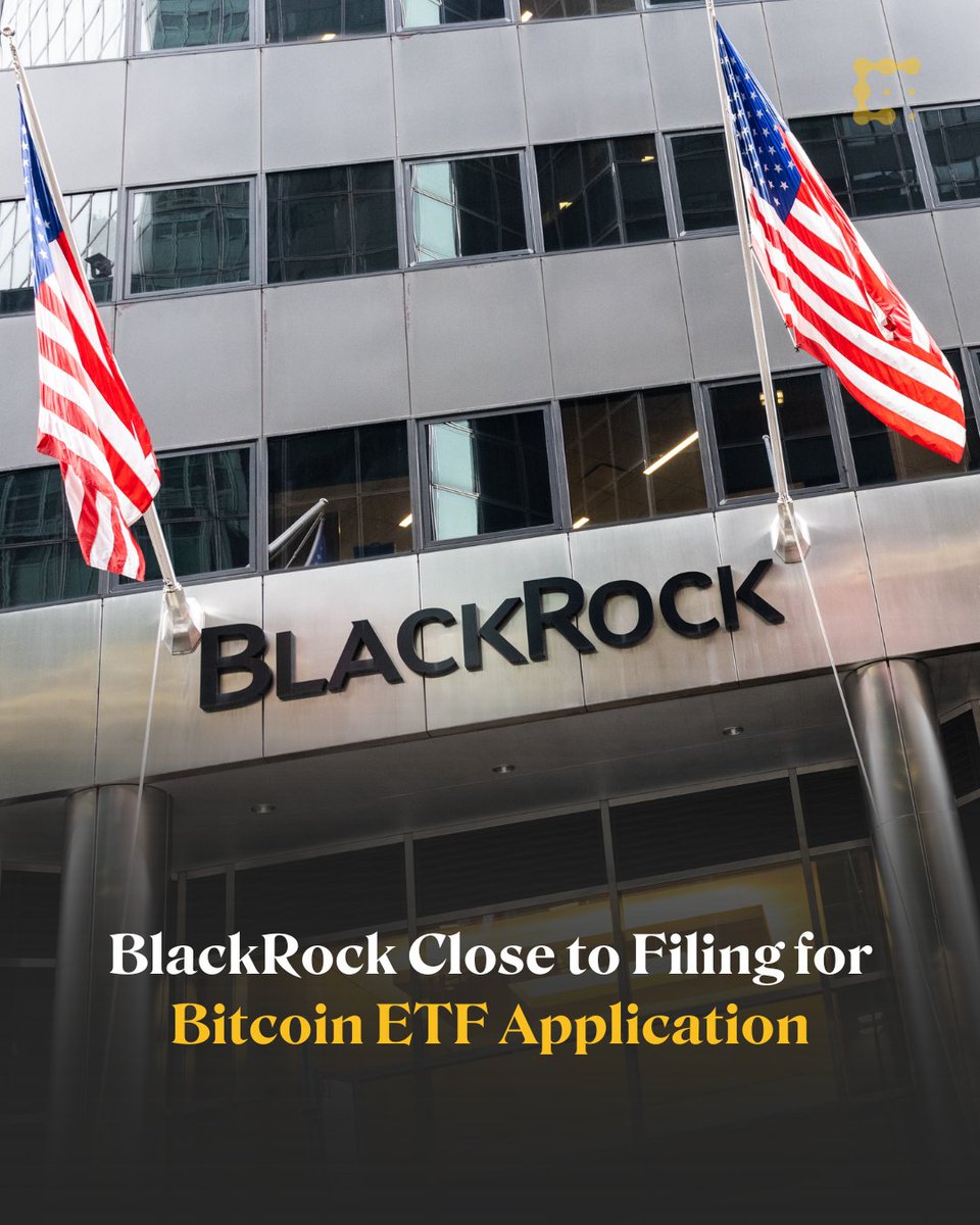 BlackRock is reportedly on the brink of filing an application for a #Bitcoin ETF, with plans to utilize @CoinbaseCustody for the ETF.

@BlackRock began working with @Coinbase to make crypto directly available to institutional investors last year.
coindesk.com/business/2023/…