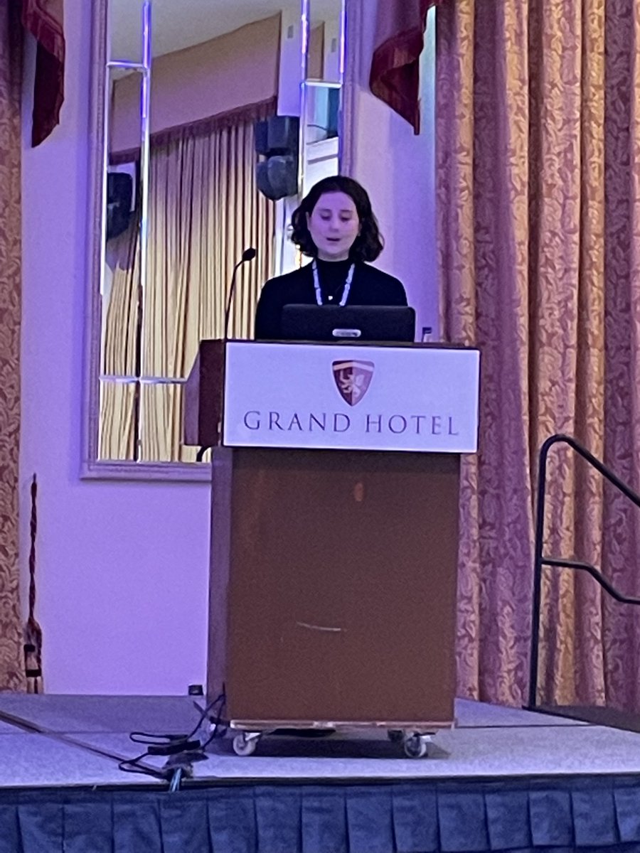 Jess Buchanan presenting her amyloid-binding cyclic peptide work at FASEB meeting in Dublin. Excellent talk Jess!