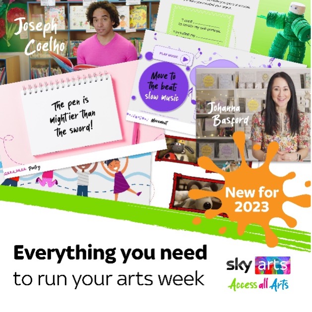 ArtBytes_'s tweet image. @SkyArts Arts ‘Access All Arts’ week is here.
Art Bytes is proud to be an official partner of a nationwide arts week for schools.
They have free resources and videos on their website covering ten artforms to help you run your own arts week in school.
#artbytes
#accessallarts