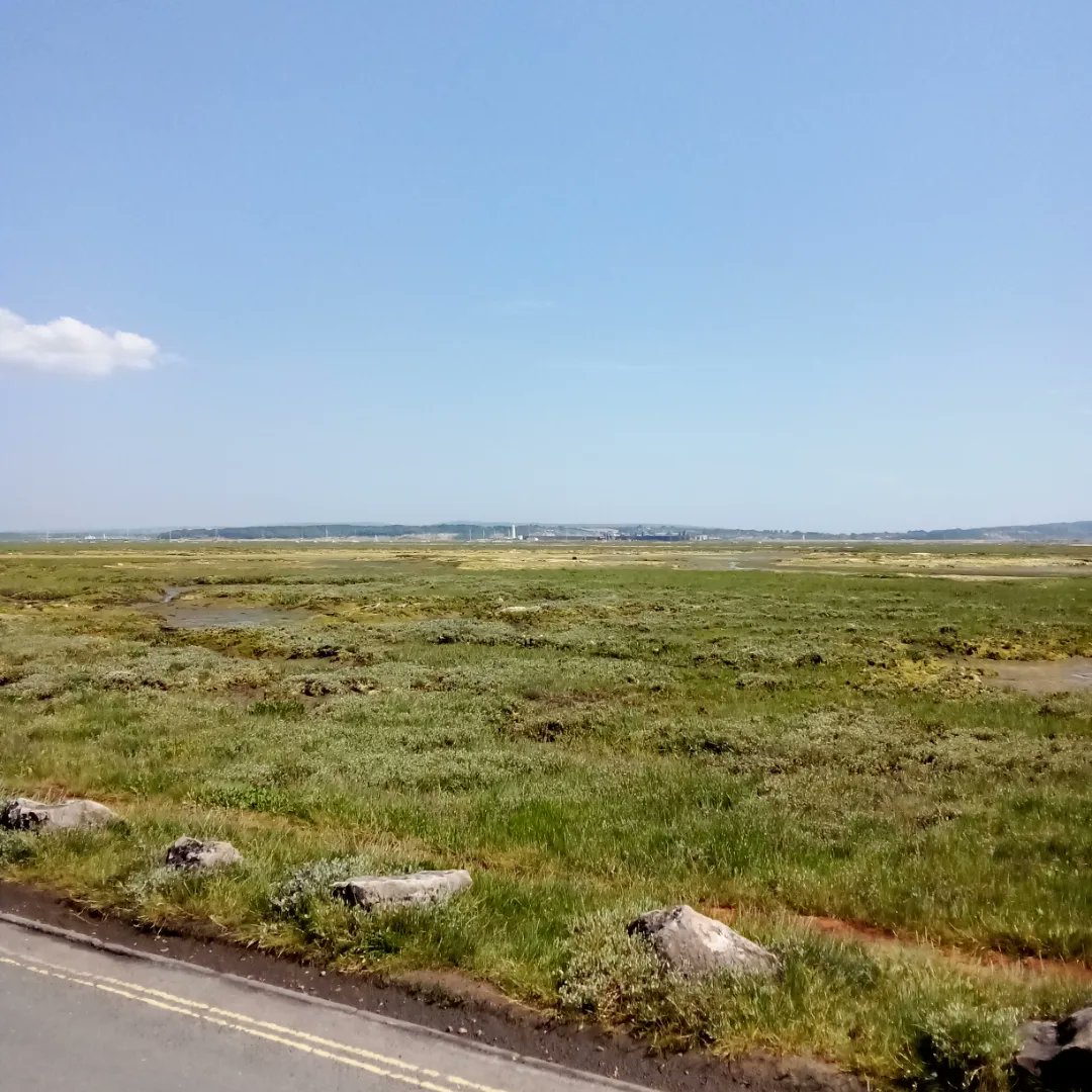 RollingBeachHut's tweet photo. Living free with another million £ view I get to call home for the next couple of days. Saltgrass lane, Milford on Sea, the salt marsh and occasionally the road floods at high tide.

There's a lovely cool breeze here today too 😍

#vanlifediaries #vanlifeculture #vanlife https://t.co/1o64TP7aOJ