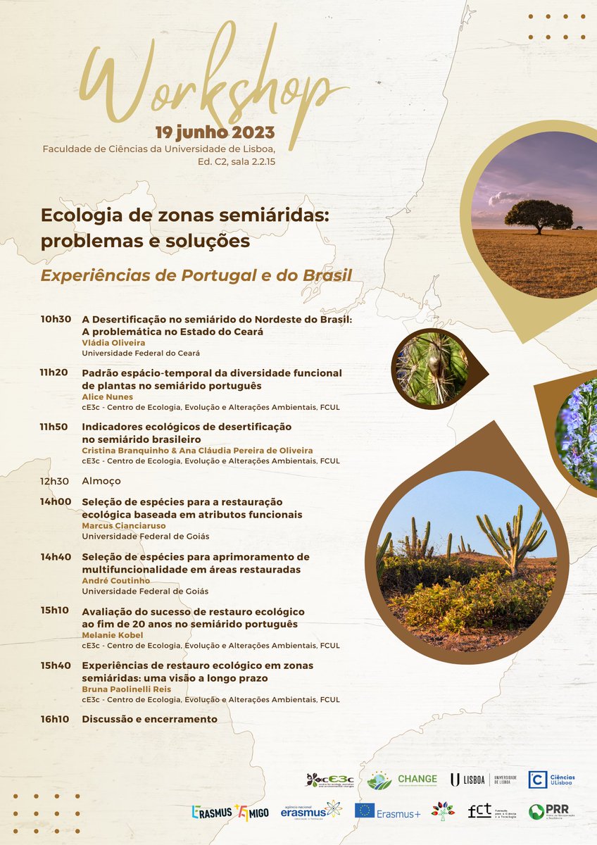 eChanges_cE3c (@echangesc) on Twitter photo Workshop "#Ecologia de zonas semi-áridas: problemas e soluções" na <a href="/FC_UL/">eChanges fc.ul.pt</a> dia 19/06, com vários membros do <a href="/EchangesC/">eChanges_cE3c</a> e colegas especialistas convidados🌳
<a href="/CE3CResearch/">CE3C</a>
<a href="/cmbranquinho/">Cristina Branquinho</a>
<a href="/melanie_kobel/">Melanie Köbel</a> Workshop "#Ecologia de zonas semi-áridas: problemas e soluções" na <a href="/FC_UL/">eChanges fc.ul.pt</a> dia 19/06, com vários membros do <a href="/EchangesC/">eChanges_cE3c</a> e colegas especialistas convidados🌳
<a href="/CE3CResearch/">CE3C</a>
<a href="/cmbranquinho/">Cristina Branquinho</a>
<a href="/melanie_kobel/">Melanie Köbel</a>