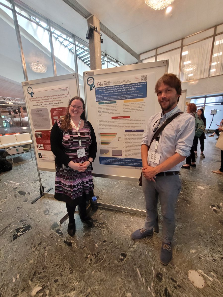 Really pleased to win #bestposterabstract at #eapc2023 for our work highlighting poor national implementation of the estimates system and developing methods for calculating unmet need for #morphine in countries worldwide @INCB_President @INCB_OPIOIDS