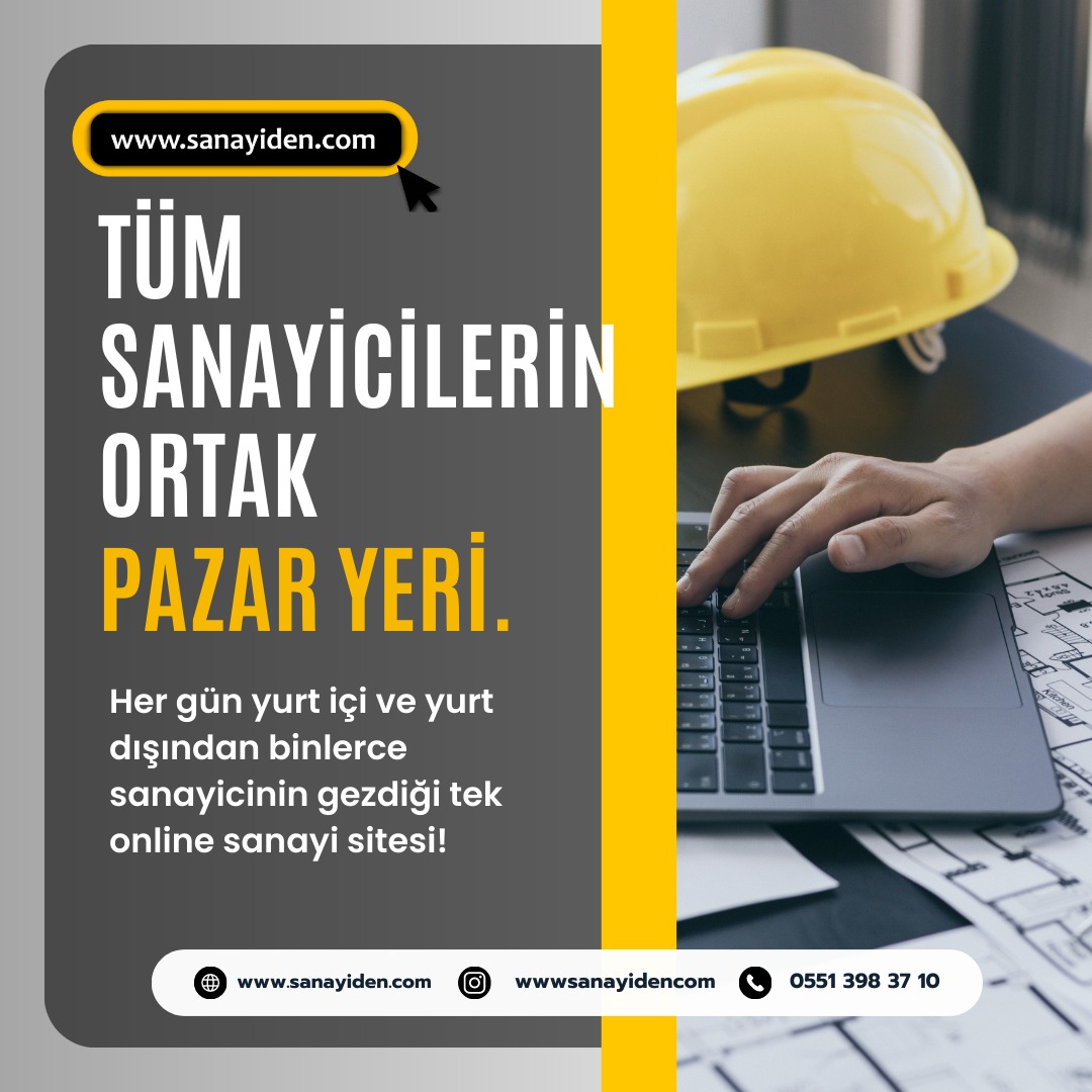 sanayidencom1's tweet image. Sanayi Sektöründe Dijital Dönüşüme Var Mısın?
Hemen Sen de Ücretsiz Bir Şekilde 
Sanayiden.com&apos;a Üye Ol, İlan Ver!

#sac #sheet #kumlama #sandblasting #kaynak #welding #kompresor #compressor #pipe  #kaplin #coupling #pres #press #hidrolikpres #hydraulicpress