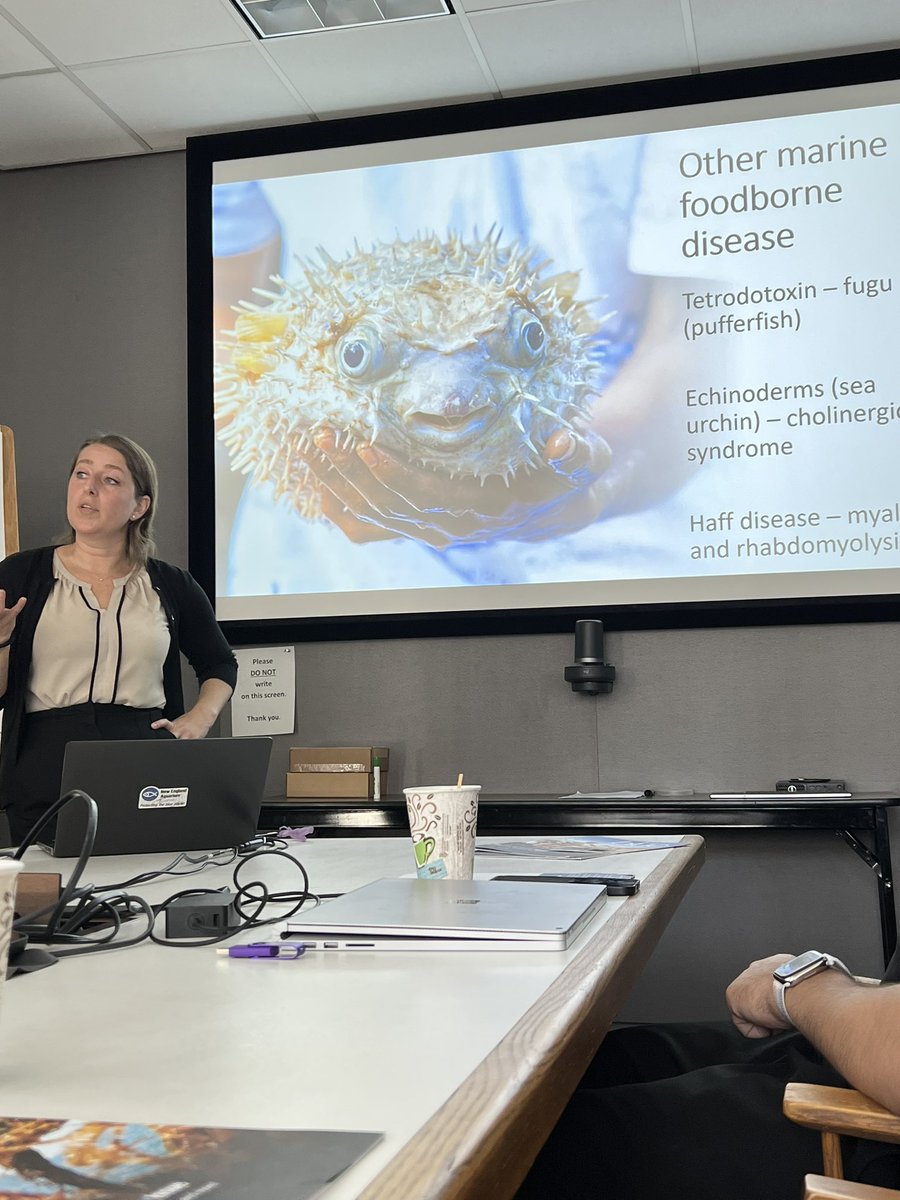 Tox faculty Dr. Goldfine <a href="/Dr_GoldiTox/">Charlotte Goldfine</a> discussing clinical aspects of foodbore marine poisoning <a href="/BWHEmergencyMed/">Brigham and Women's Emergency Medicine</a>