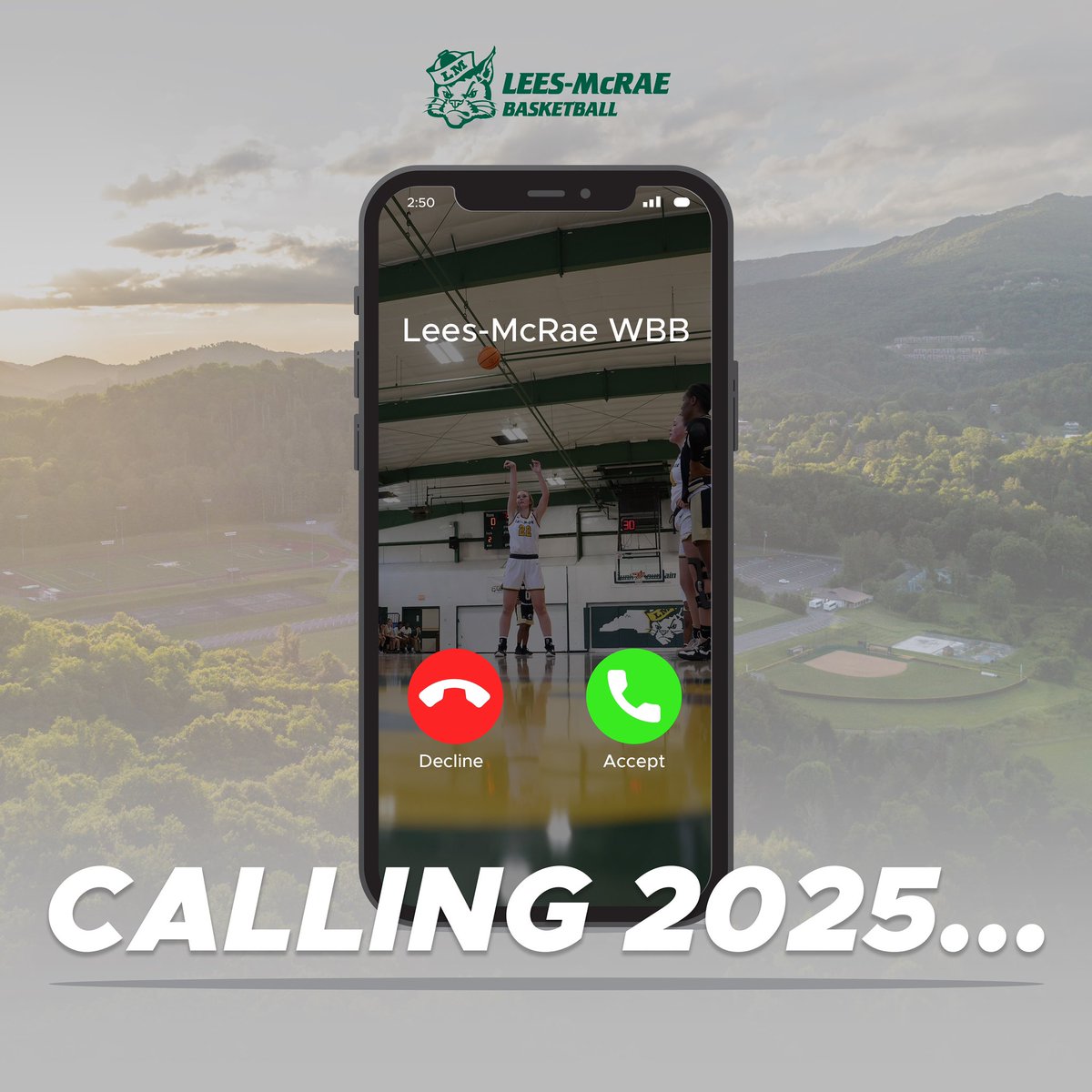 Calling all 2025s…📲📞

Let’s talk! 😺🏀
