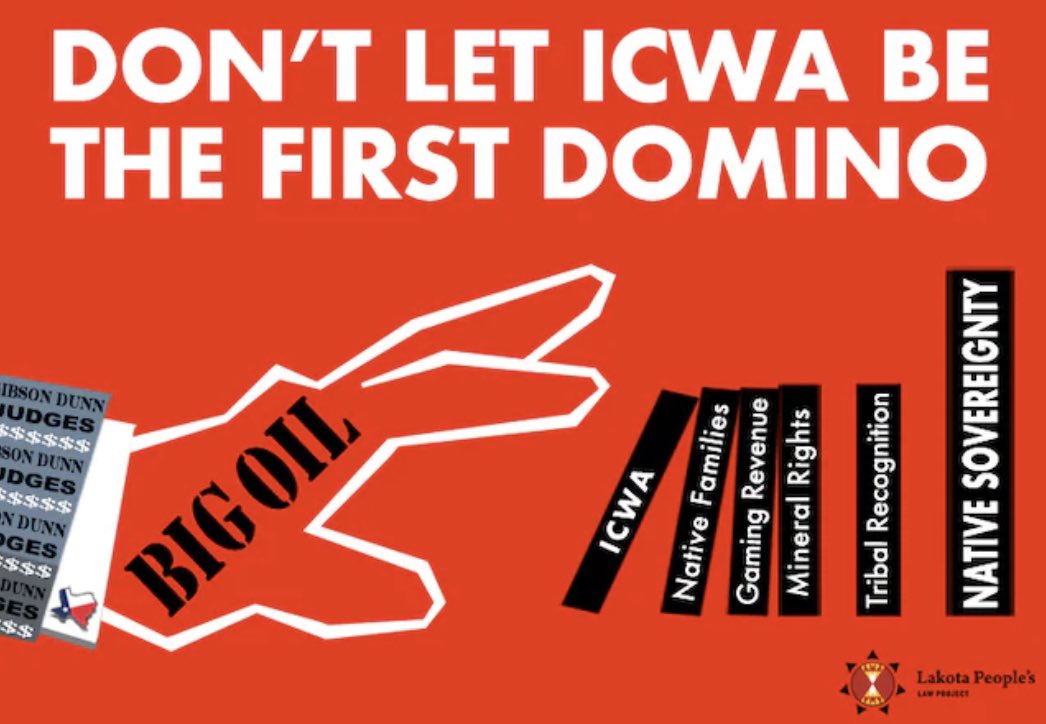 The attempt by fossil fuel industry, the adoption industry &amp; conservatives to strike at the heart of tribal sovereignty has failed: 

nytimes.com/2023/06/15/us/…

Excellent news for Native families &amp; the environment ✊🏽❤️🔥 #ProtectICWA