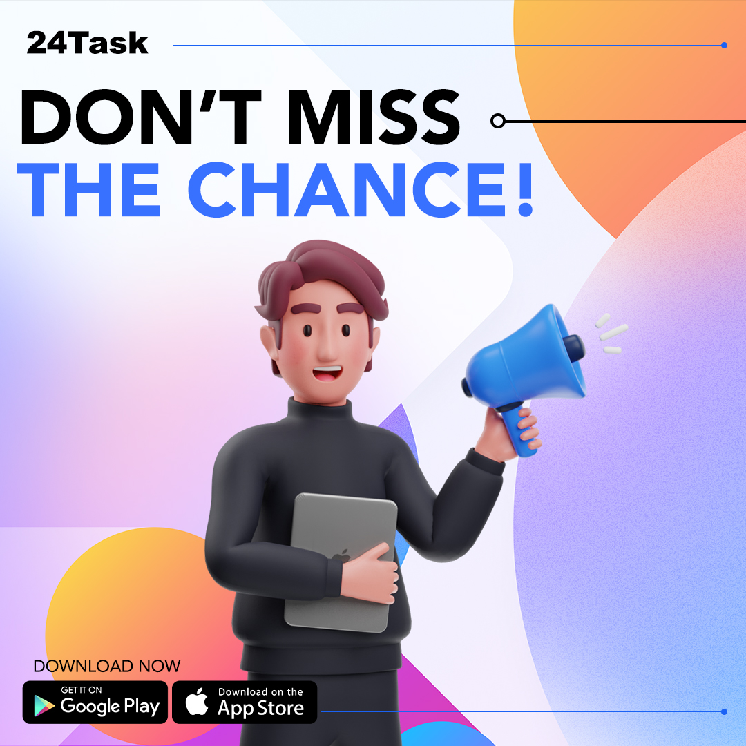 24taskEN's tweet image. Don’t miss the chance to earn as much as you want, depending on the number of clients that you have and the rates that you set. 

Get the App or visit the website Now! 24task.com 

#24Task #FreelanceTeam #AffordableSolutions #BusinessOwners #BoostYourSuccess.
