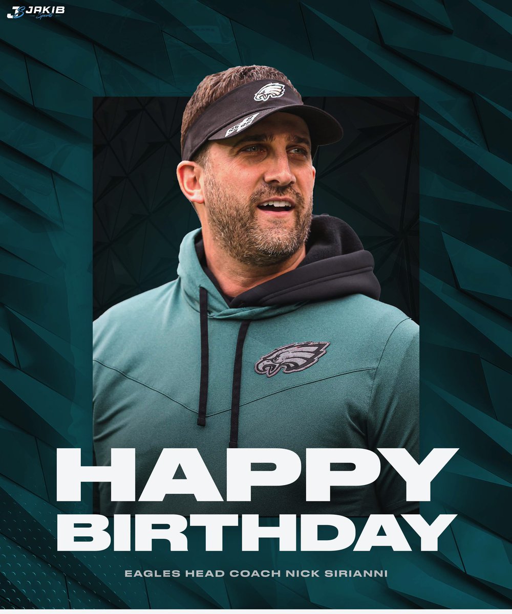 Happy Birthday to Nick Sirianni! 🎉 

Youngest coach in franchise history to lead the #Eagles to the Super Bowl.

#FlyEaglesFly