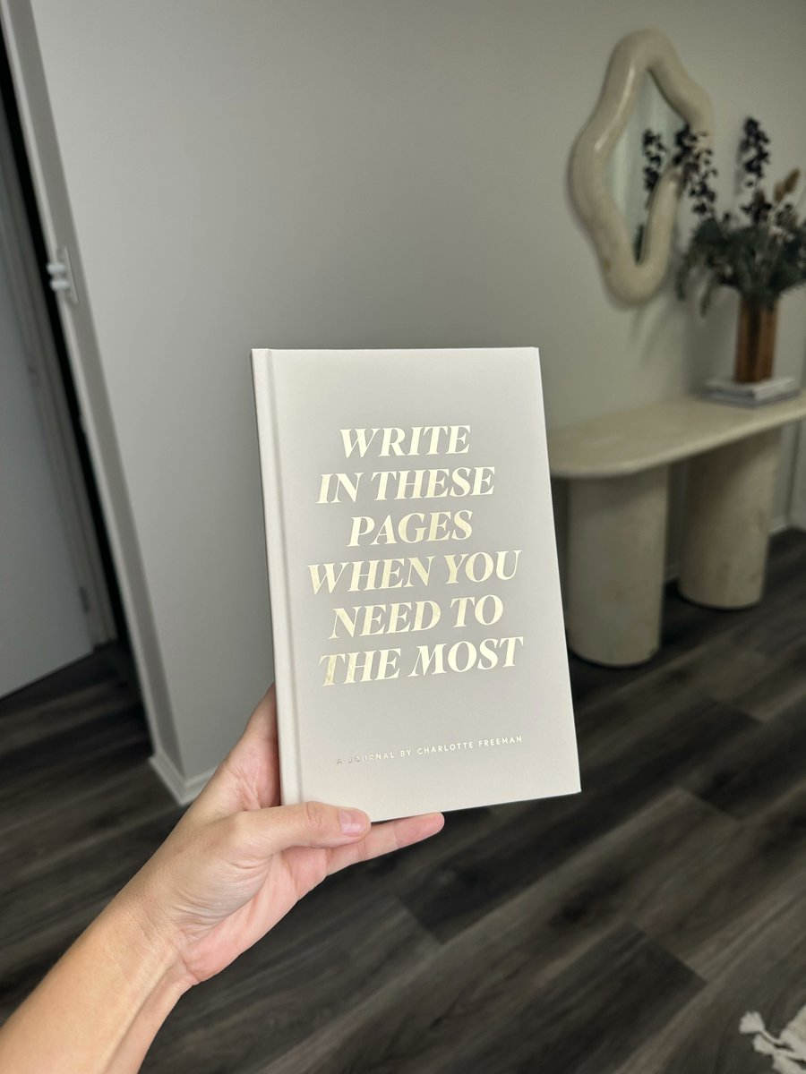 write in these pages when you need to the most.