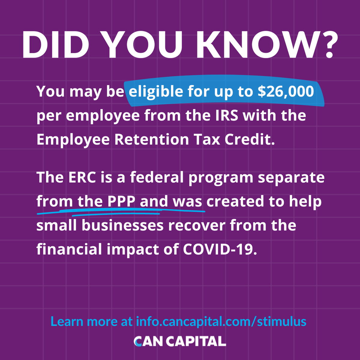 Discover the untapped potential of the Employee Retention Tax Credit (ERC) for your business!  Unlike the Paycheck Protection Program (PPP), the ERC is a refundable tax credit paid directly by the IRS. Learn more: https://t.co/D7mKyYy2zp
#ERC #TaxCredit #FinancialOpportunity https://t.co/iWQPShrKZb
