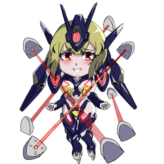 ファラクトちゃんアクキー9割完成なんだけどどのパターンがいいか分かんね～～～!!!!!