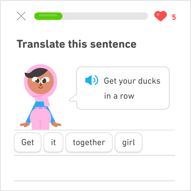 duolingo's tweet photo. Don't understand your annoying coworkers? Let's break down what they're actually trying to say. 

 🔗 Read more here about common workplace jargon: https://t.co/yhbKm3Mbkh https://t.co/hlThXKdW72