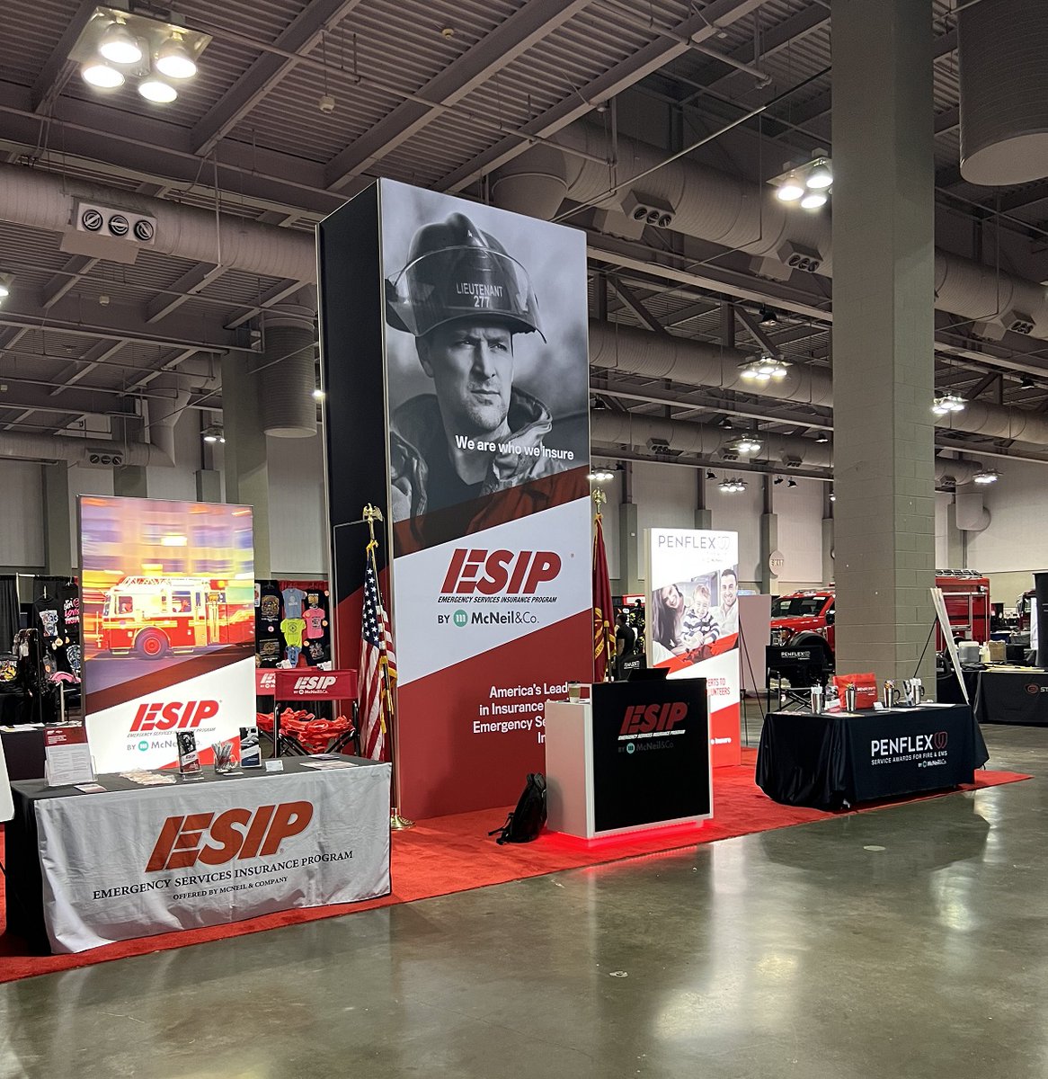 We're ready to receive the masses at @nysfirechiefs FIRE 2023!

If you're in Syracuse for the event, stop by booths #501 & #505 to speak with our #ESIP & #Penflex teams about how we can help protect your organization and members. #FIRE2023