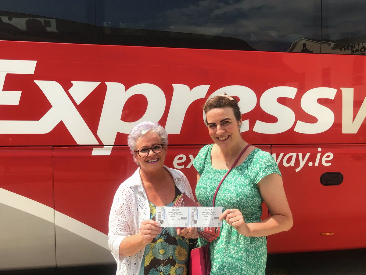 @ExpresswayIRE Winner!! Thanks so much. Thanks to the fab Marie King who met me at Ballyshannon Bus station with the tickets. Fab service always Xxx @ExpresswayIRE