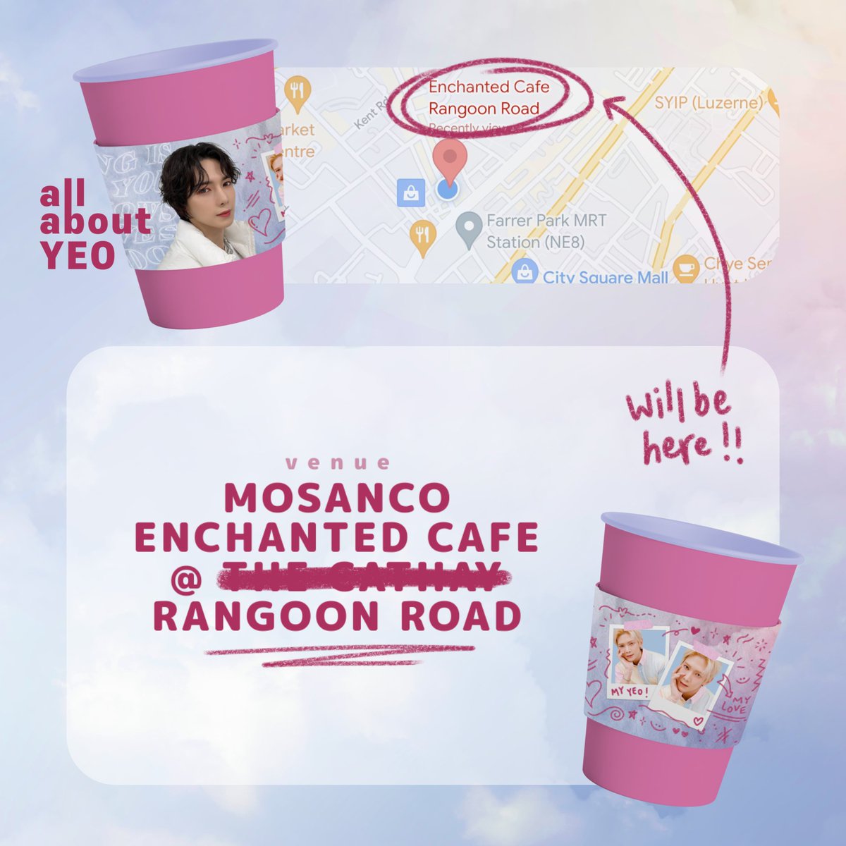 DVNT4ATZ's tweet photo. #ALLABOUTYEO 🦋 UPDATE
we hope you had a wonderful YEOSANG DAY!
due to unforeseen circumstances, our event will be taking place at MOSANCO, ENCHANTED CAFE (𝗥𝗔𝗡𝗚𝗢𝗢𝗡 𝗥𝗢𝗔𝗗)!
kindly take note & see you there!
#ATEEZ #YEOSANG #에이티즈 #여상
📢: https://t.co/rdTkS1E0ao https://t.co/SdKUIYdwg8