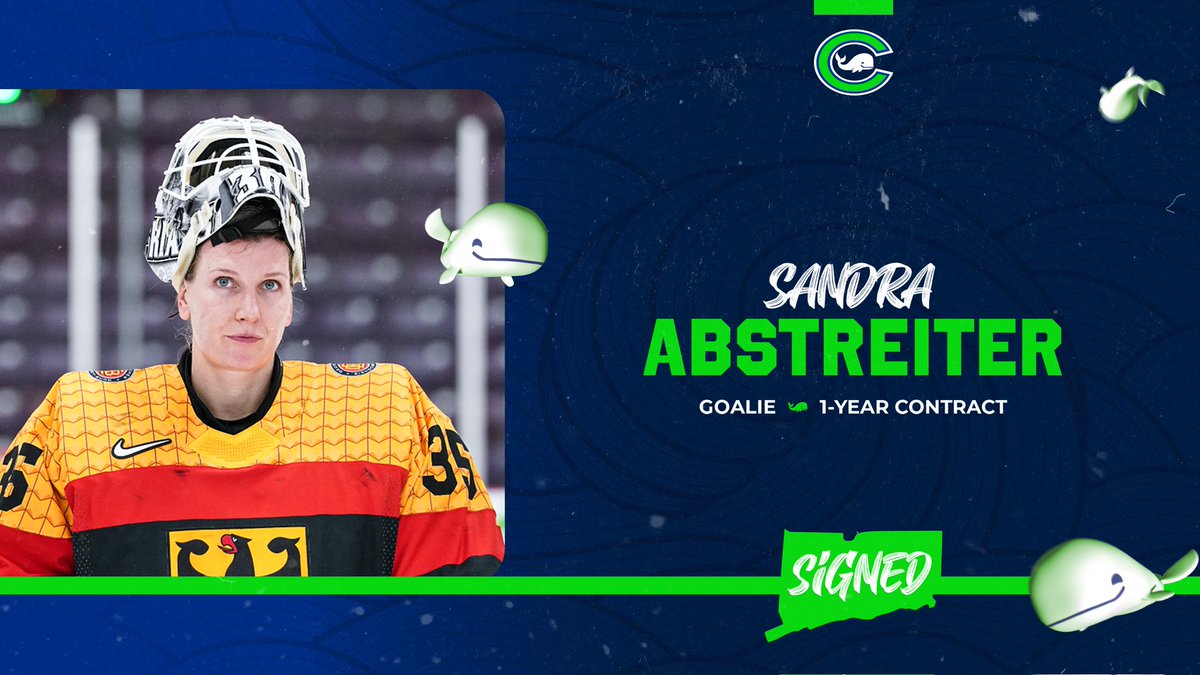 Our star netminding duo is complete. 🤩

Welcome to the Pod, Sandy Abstreiter! 
📰 bit.ly/3JfM7Kx