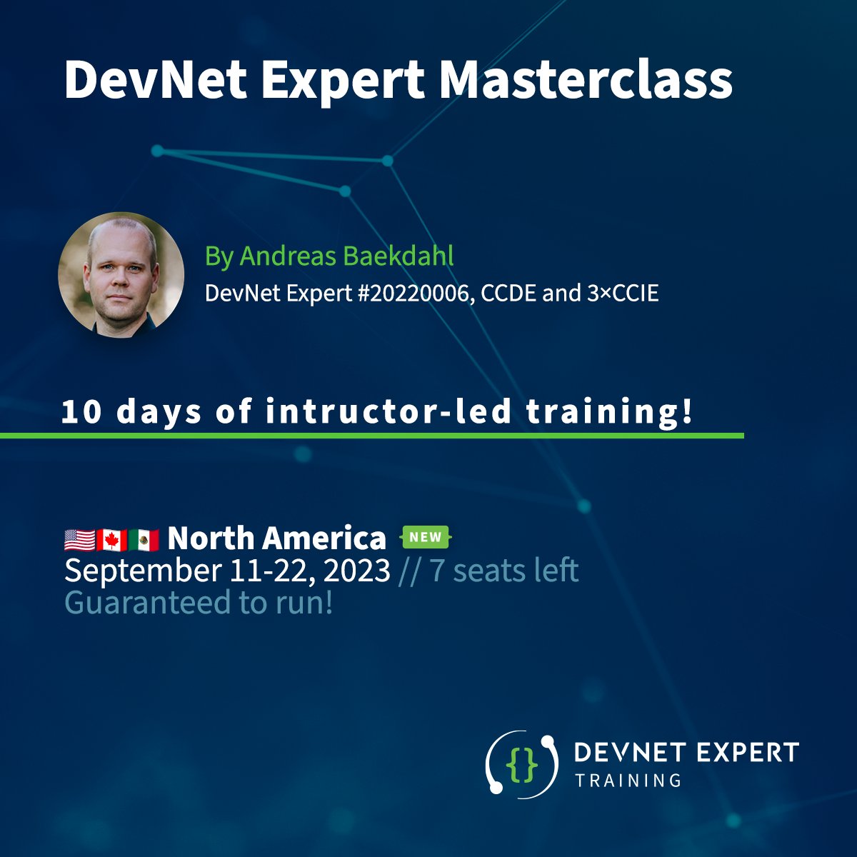 Guaranteed to run! DevNet Expert Masterclass in September 2023. Who wants to join?
