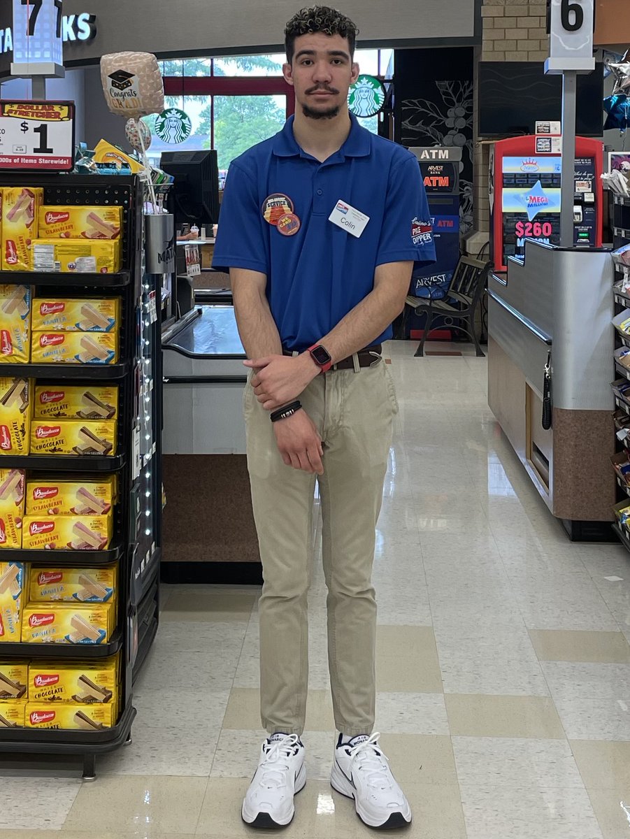 RaintreePC's tweet image. Colin is celebrating an anniversary with Cosentino's this month! Colin is a great cashier coming back to us after a season at college! Welcome back Colin!