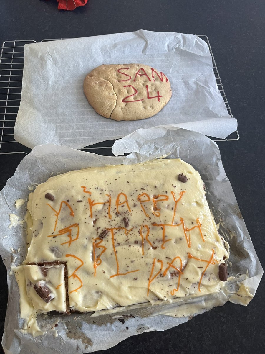 As much as my pupils can drive me mad, days like today, where two y10s who aren’t very affectionate people go out of their way to make me a cake and cookie in their food lesson really make me appreciate my job and shows me what I do makes a massive difference! #pru #thisisAP