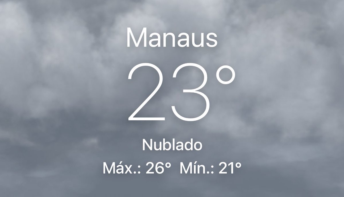 E esse clima europeu? 👀