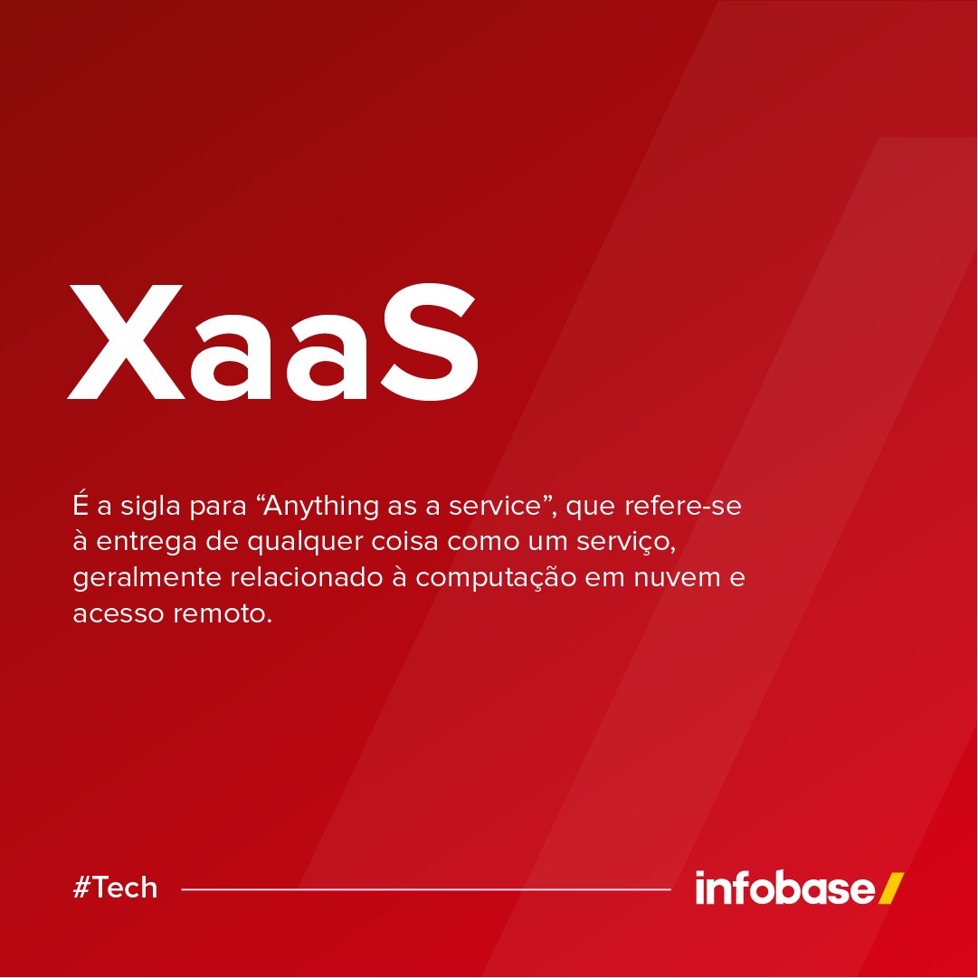 InfobaseIT's tweet photo. XaaS é um termo que engloba muitos produtos, ferramentas e tecnologias que são fornecidos aos utilizadores como um serviço através de uma rede. Visite nosso site para conhecer nossos serviços, tecnologias e indústrias que atendemos. https://t.co/6t2nKrGJrP