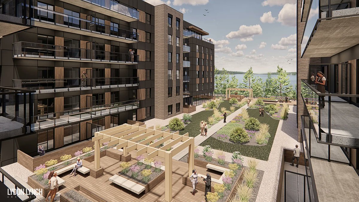LydonLynch's tweet photo. Matt’s Dalhousie’s School of Architecture thesis focused on challenging accessibility of public spaces. As a Rick Hansen Foundation Accessibility Certification Professional Matt connects space, place and inclusivity on the Loon Lake retirement living project targeting RHFAC Gold. https://t.co/34usbmP2gr