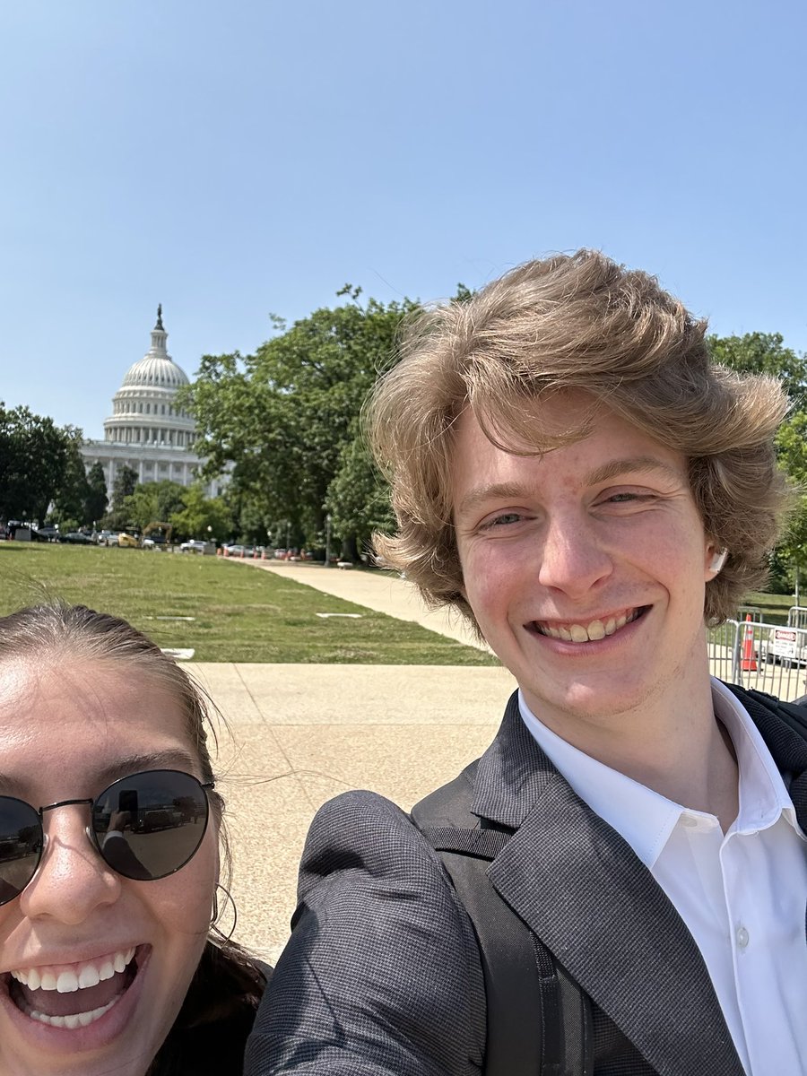 Back at the Senate today to chat about @citizensclimate and the environment after a great lobby day Tuesday! #GrassrootsClimate