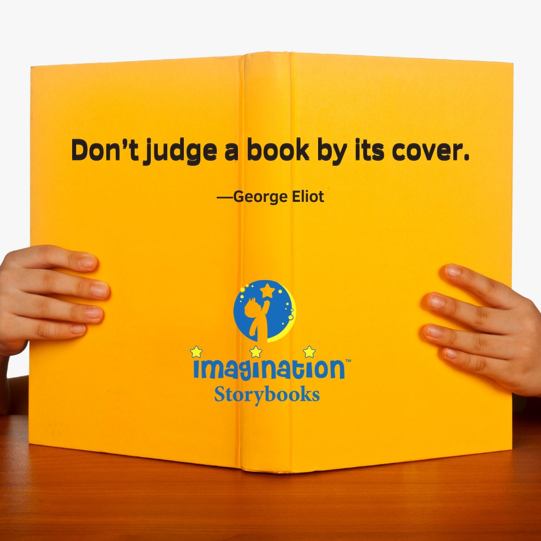 Don't judge a book by its cover.

—George Elliot
⁠
#Quotes #KidsBooks #ChildrensBooks ⁠
#SpecialEducation #RaiseAReader #ReadToYourKids #BlindKidsCan #DeafKidsRock #Inclusive