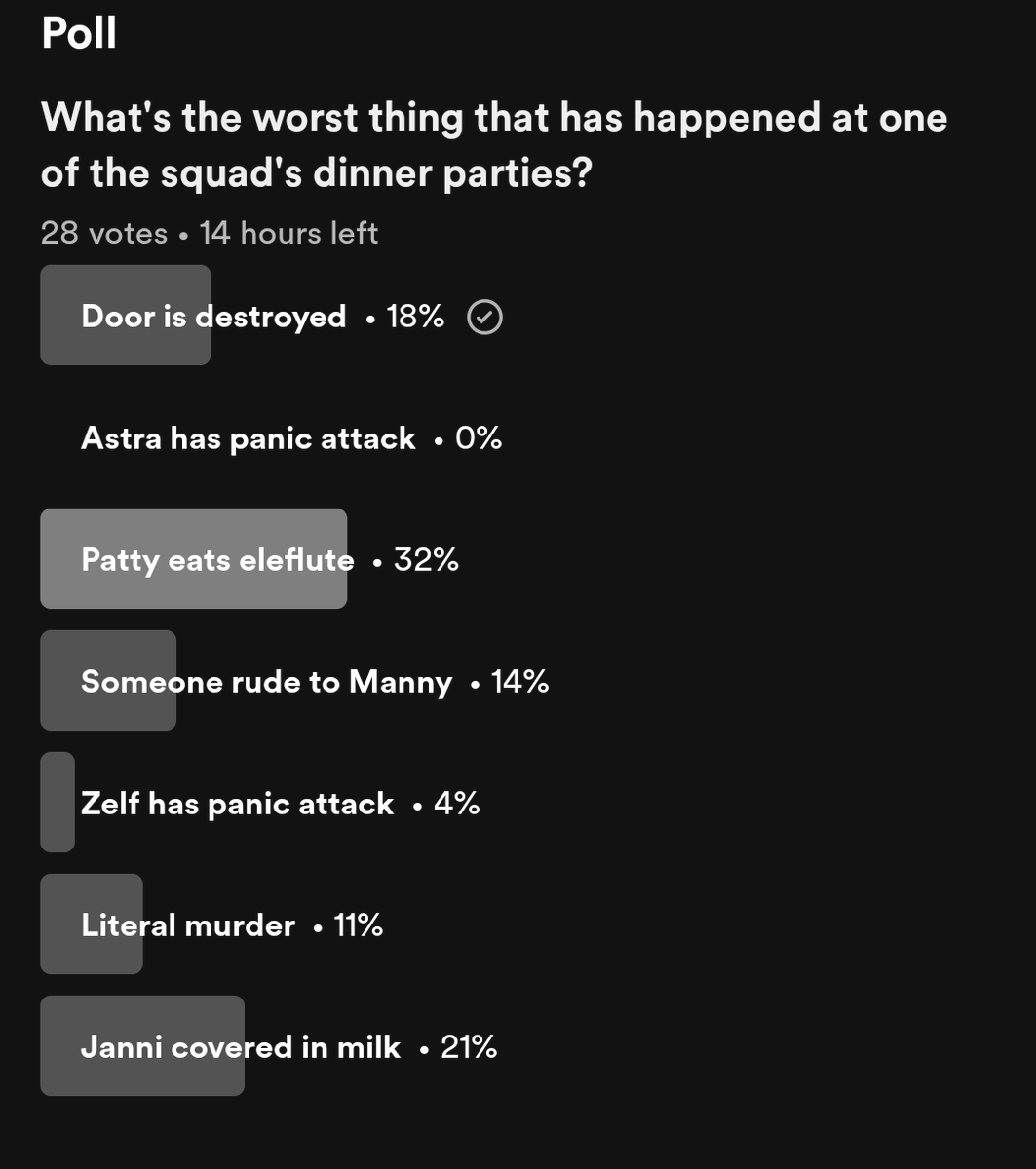 jjgreenmachine's tweet photo. spotify drives me crazy 99% of the time but the poll feature does bring me joy https://t.co/HaAGvSRbOG