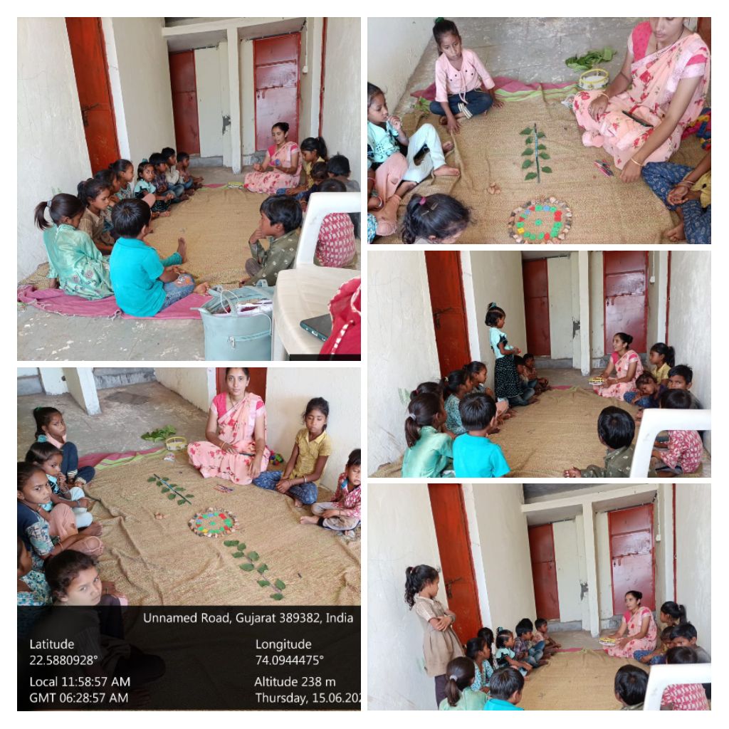 આજરોજ તા.૧૫/૬/૨૦૨૩ના રોજ ધાનપુર ઘટક - ૨ માં આગણવાડી કેન્દ્ર માં pse દ્વારા મુલાકાત લીધી તેમાં બાળકોને હળવી કસરત કરાવી અનેઅનેક પ્રકારની પ્રવૃત્તિ ઓ કરાવવામાં આવી
