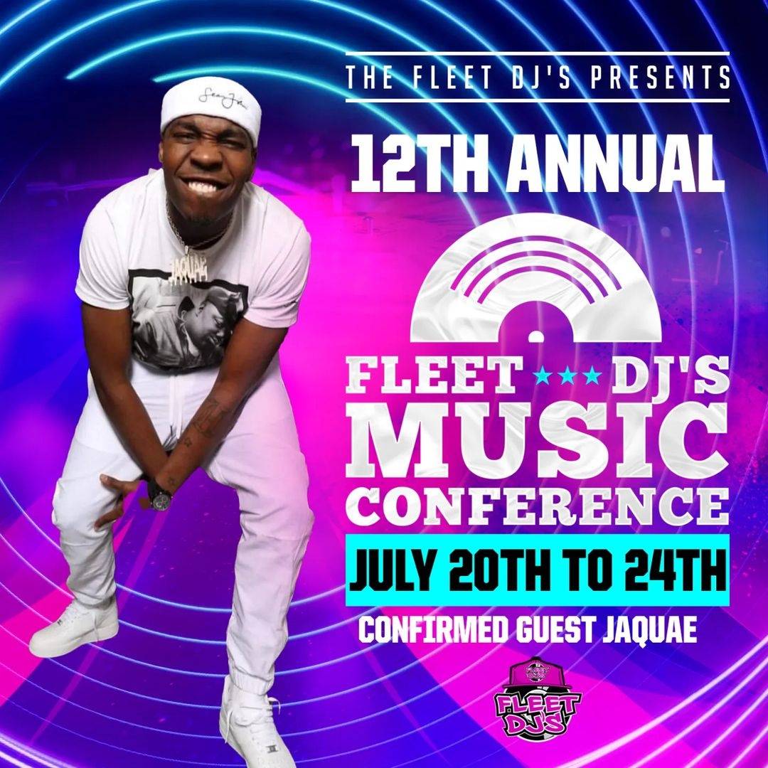 Confirmed for  @fleetdjmusicconference in Raleigh N.C July 20th to 24th @jaquae Make sure u come out network . Number one networking  event ... #FleetDJs🔥🔥🔥#welive #BreakingRecords #FleetEvents #fdjmusicconference  #fleetnation #FDJMC2023 #welit