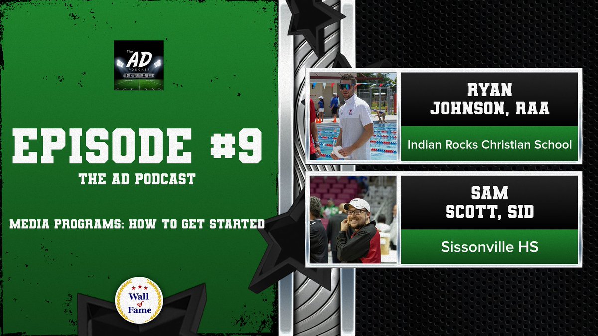 📸🏆📹Episode #9 - Media Programs: Getting Started, Branding & Student involvement
Guests: @ryanjohnson573 & @SamScottWV

🎧🎙Listen Now➡ podcasters.spotify.com/pod/show/thead…

⛽Fueled by ➡ @WallOfFameVS
💻Graphics➡ @BoxOutSports

#sports #podcast #athleticdirector #youthsports #coaching