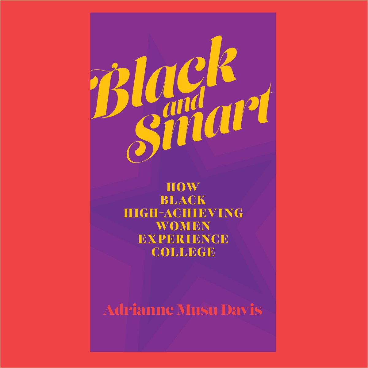 “Black and Smart: How Black High-Achieving Women Experience College”
by Adrianne Musu Davis

rutgersuniversitypress.org/black-and-smar…

#NewBookAnnouncement #RaceStudies #GenderStudies
