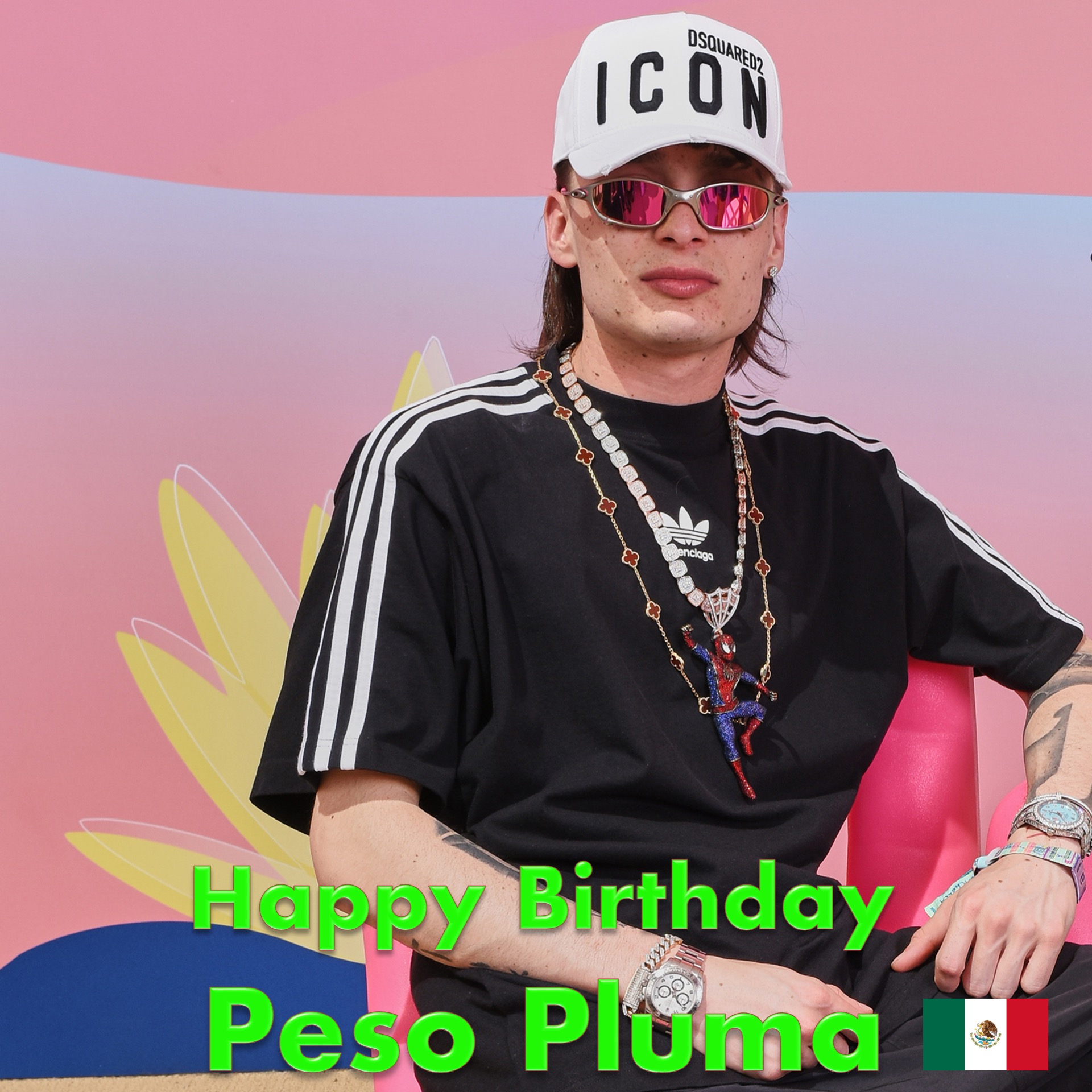 World Music Awards on X: "Happy 24th Birthday to the amazing, hugely talented singer, songwriter, and rapper #PesoPluma, the most streamed artist in #Mexico!❤️ https://t.co/k6qi8OYifx" / X
