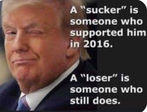 Will_Chrs's tweet photo. @OccupyDemocrats Losers and Suckers https://t.co/KDKDBolRK0