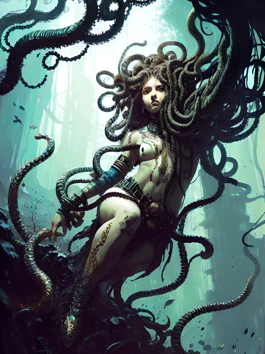 The Medusa has been represented in many movies over the years, I have loved Greek mythology since I was a child.