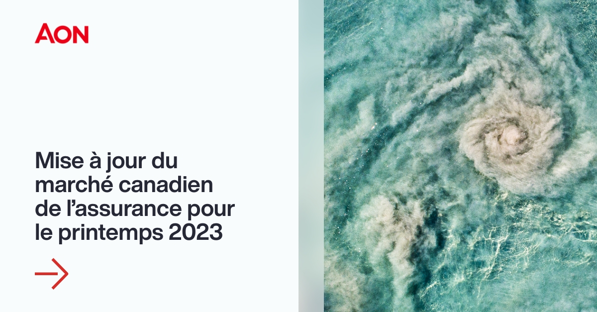 Les facteurs environnementaux, sociaux et de gouvernance (ESG) sont désormais pris en compte dans les critères de souscription. Lisez le rapport canadien de l’assurance : aon.io/3M8WLDw #risque #AonCanada