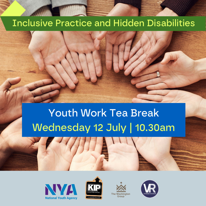 Huge thanks to everyone that joined yesterdays Youth Work Tea Break, especially to those who joined from outside the Youth Work sector

We hope to see you in July for our next Tea Break, this time focused on Inclusive Practice and Hidden Disabilities  👇

us02web.zoom.us/meeting/regist…